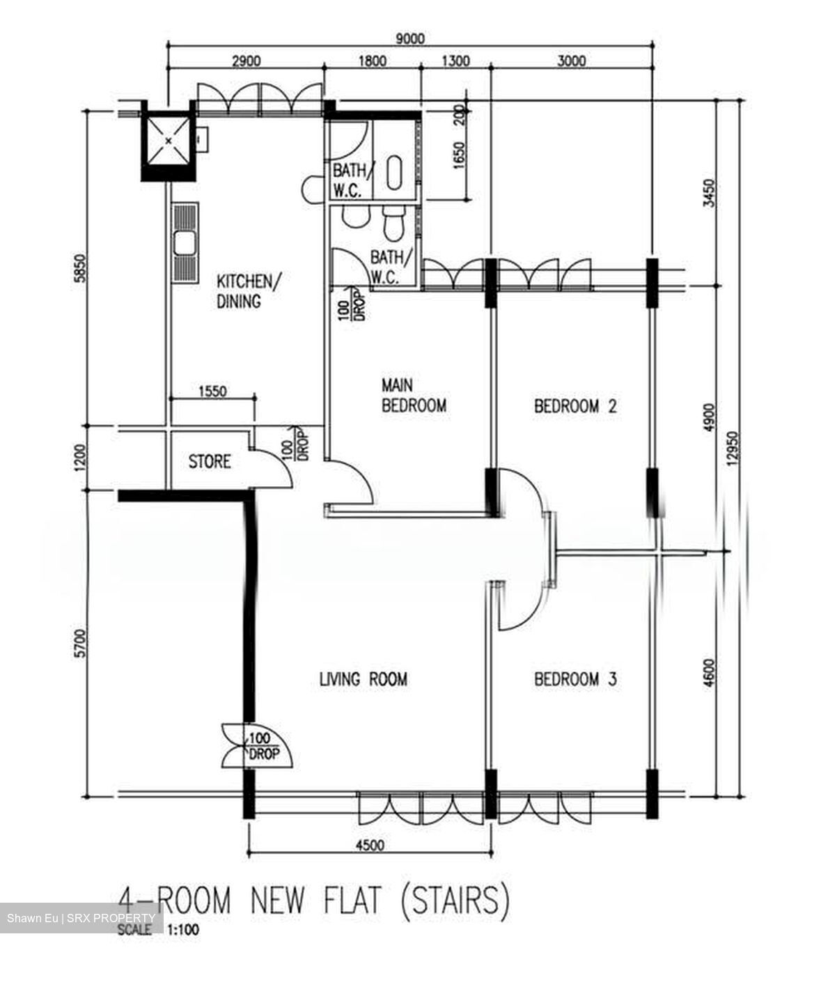 Blk 413 Harmony View (Hougang), HDB 4 Rooms #592921431